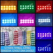 Lampu LED 12 Mata Serbaguna untuk Kendaraan