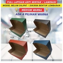 Kotak Makan Kertas Lipat – Medium
