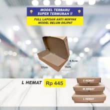 Kotak Makan Kertas Coklat – Lunch Box Ramah Lingkungan