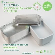 Sajikan Makanan Lezat dengan Aluminium Foil Tray AX – 350 Multifungsi