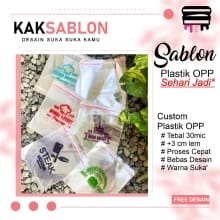 Kantong Sablon Plastik OPP 30 Micron