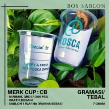 Gelas Sablon Kustom Bikin Santai