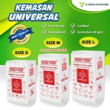 Kantong Kertas Makanan “GOOD FOOD” – Solusi Ramah Lingkungan untuk Usaha Kuliner