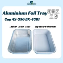 Aluminium Foil Tray untuk Lasagna & Makaroni Schotel 350ML