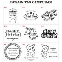 Tas Spunbond Custom Sablon Tebal – Goodie Bag Stylish 25×35 cm