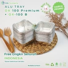Alumunium Foil Tray Cup OX 100 Premium dan OX 100 B