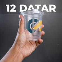 Cangkir Serbaguna Plastik Tahan Suhu