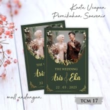 Kartu Ucapan Pernikahan Custom