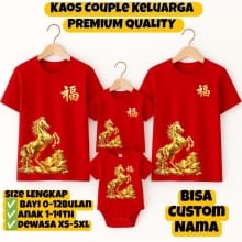 Kaos Couple Keluarga Tema Imlek