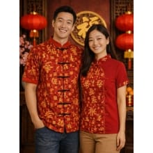 Setelan Cheongsam Pria Elegan