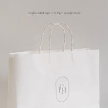 Kantong Belanja Serbaguna White Craft oleh Little Palmerhaus
