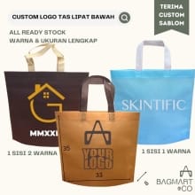 Tote Bag Spunbond Custom Sablon – 35x33x8 cm