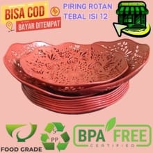 Piring Rotan Ramah Lingkungan