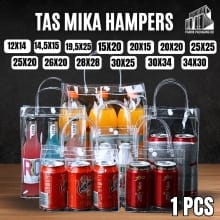 Tas Mika Transparan Goodie Bag – Tote Bag Kekinian untuk Souvenir dan Hampers