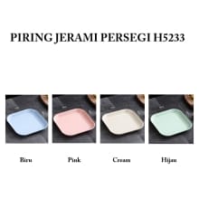 Set Piring Cantik Dari Jerami Wheat