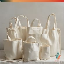 Tote Bag Blacu Polos Kuat – Kanvas Premium Broken White