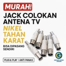 Colokan Antena TV Jantan Berkualitas