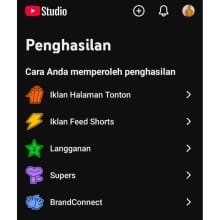 Channel Monetisasi Konten