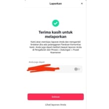 Laporan Akun Terpercaya