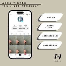 Akun TikTok Follower Real 2k-5k