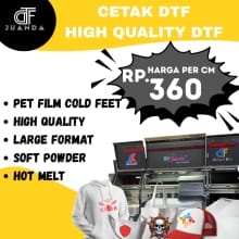 Layanan Cetak DTF Berkualitas Tinggi