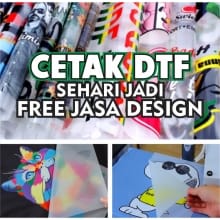 Cetak DTF Terjangkau – Tanpa Minimum Order!