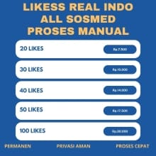 Paket Likes Real untuk Postingan