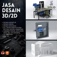 Desain 2D & 3D Profesional untuk Berbagai Kebutuhan