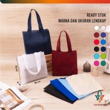 Tas Tote Bag Spunbond Tebal 70 Gsm Ukuran 20×25 cm – Tali Jinjing
