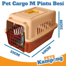 Kandang Pet Voyager Ukuran M dengan Pintu Besi
