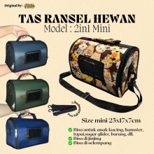 Tas Kucing Mini 2in1 Stylish