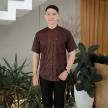 Baju Koko Alffana Premium – Anti Kusut untuk Pria dan Anak
