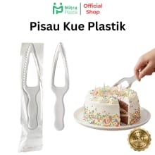 Pisau Kue Plastik Bening untuk Ulang Tahun