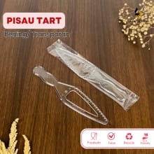 Pisau Plastik Besar untuk Memotong Kue Tart – Bening dan Higienis