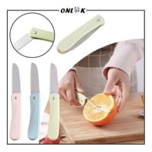 Pisau Lipat Stainless Super Tajam untuk Pengupas & Pemotong Buah Sayur