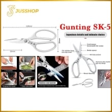 Gunting Dapur SK-5 Jepang – Multifungsi, Tajam dan Super Kuat