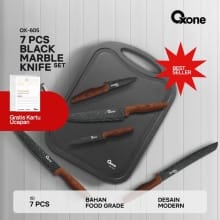 Set Pisau Dapur Oxone OX605 – Versi Terbaru dengan Talenan dan Pengupas Buah Premium