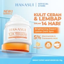 Hanasui Gel Pelembab Cerah dan Lembap – Moisturizer Ringan untuk Semua Jenis Kulit