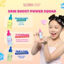 SCORA Serum Terbaru 20ml | Mencerahkan Kulit Berjerawat dengan Alpha Arbutin & Tranexamic Acid