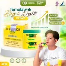 Krim Siang & Malam Temulawak dari THE FACE – 30gr dengan 5% Niacinamide