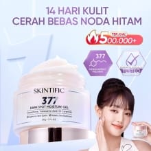 SKINTIFIC 377 Gel Pelembab Pemudar Noda Hitam 30g – Krim Wajah Semua Jenis Kulit