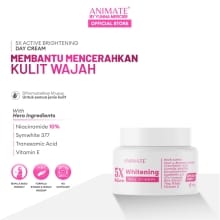 Krim Pencerah Wajah Animate 5x Active Whitening 10 gr