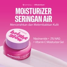 Emina Gel Pelembap Cerah 30g | Mengurangi Flek Hitam & Mencerahkan Kulit, Moisturizer Ringan