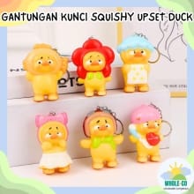 Gantungan Kunci Bebek Kuning Squishy Lucu dan Unik
