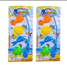 Mainan Pancing Ikan dan Hewan Laut Seru – 6 Pcs