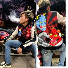 Jaket Hoodie Sukajan Art Shinigami