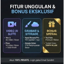 Gemini PRO AI – Paket 1 Tahun