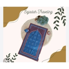 Sajadah Travel Jumbo Motif Cantik Praktis Anti Karat Produk Favorit