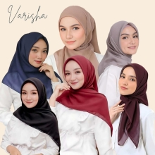 Pashmina Paris Polos – Kerudung Segi Empat