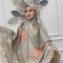 Mukena Angell Series 2in1 – Motif Bunga Cantik